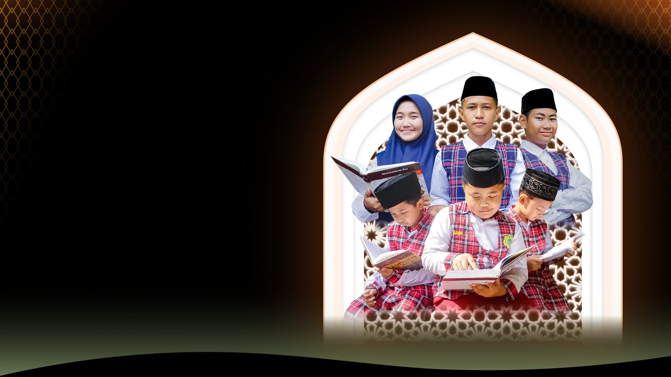 Siswa dan siswi Al Mumtaz belajar serta membaca Al-Qur’an bersama.