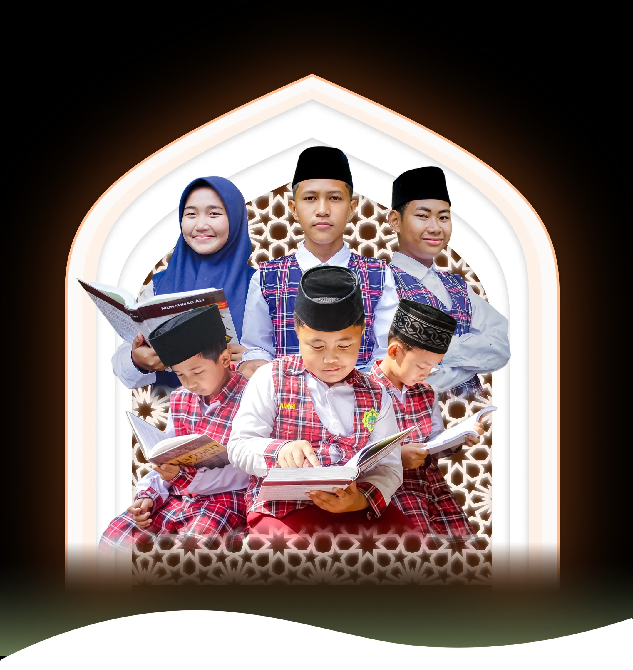 Siswa dan siswi Al Mumtaz belajar serta membaca Al-Qur’an bersama.